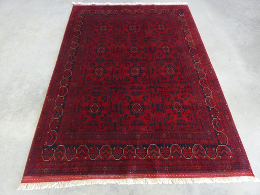 Hand Knotted Afghan Belgique Rug Size: 154 x 210cm - Rugs Direct
