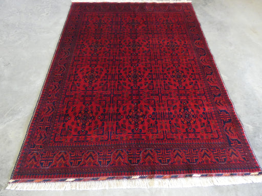 Hand Knotted Afghan Belgique Rug Size: 151 x 200cm - Rugs Direct