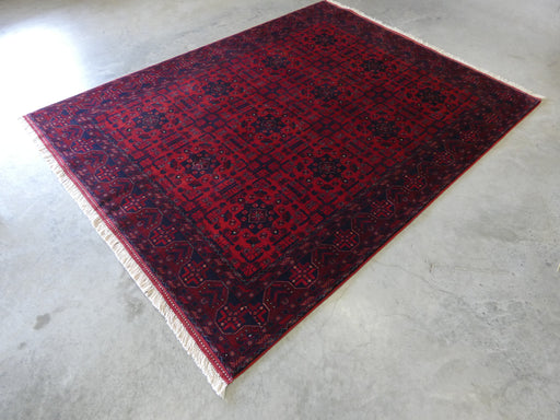 Hand Knotted Afghan Belgique Rug Size: 153 x 201cm - Rugs Direct