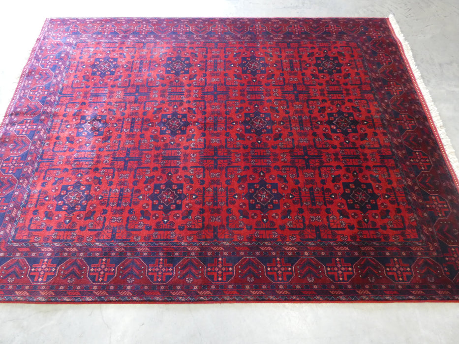 Hand Knotted Afghan Belgique Rug Size: 153 x 201cm - Rugs Direct
