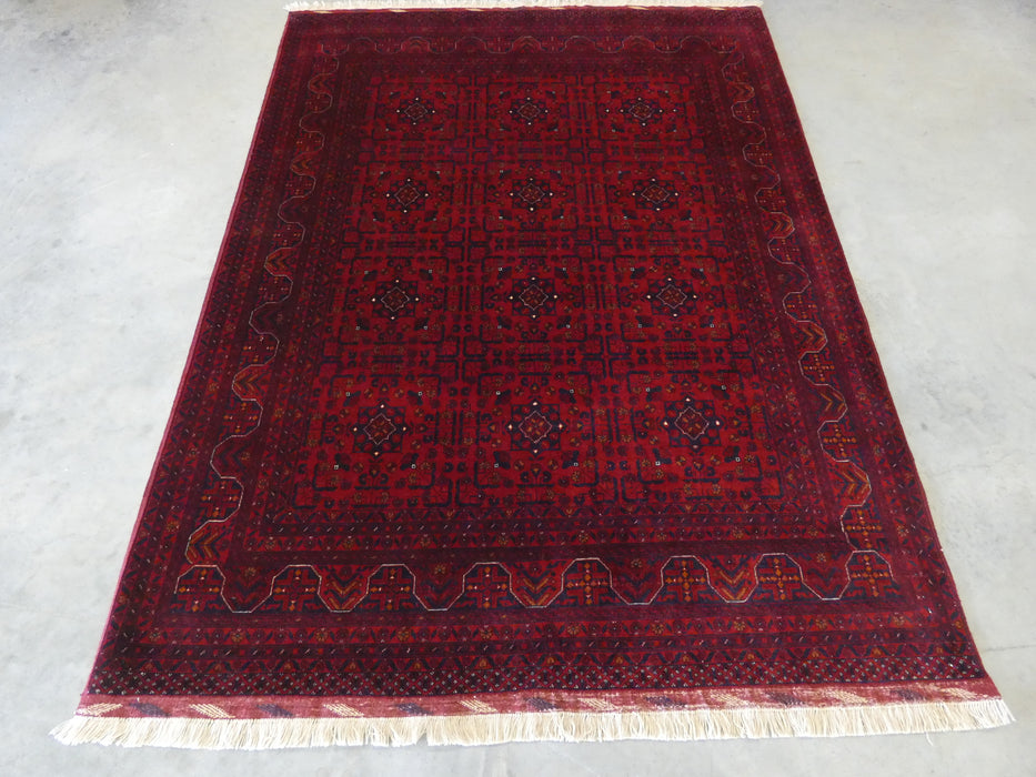 Hand Knotted Afghan Belgique Rug Size: 153 x 205cm - Rugs Direct