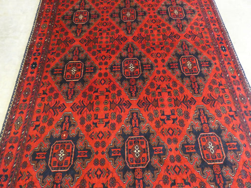 Afghan Hand Knotted Khal Mohammadi Rug Size: 150 x 199cm - Rugs Direct