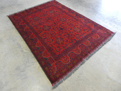 Afghan Hand Knotted Khal Mohammadi Rug Size: 150 x 202 cm - Rugs Direct