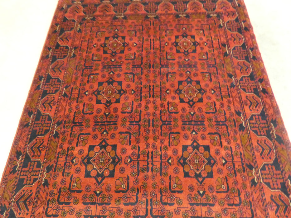 Afghan Hand Knotted Khal Mohammadi Rug Size: 155 x 197 cm - Rugs Direct