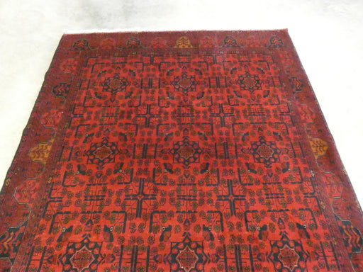Afghan Hand Knotted Khal Mohammadi Rug Size: 158 x 193 cm - Rugs Direct