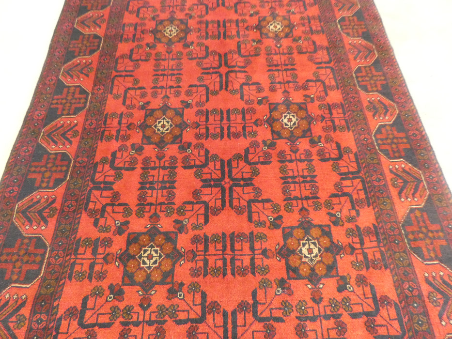 Afghan Hand Knotted Khal Mohammadi Rug Size: 146 x 201 cm - Rugs Direct