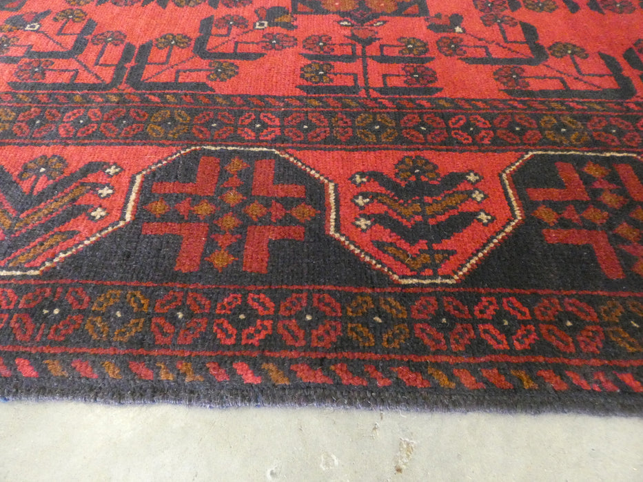 Afghan Hand Knotted Khal Mohammadi Rug Size: 146 x 201 cm - Rugs Direct