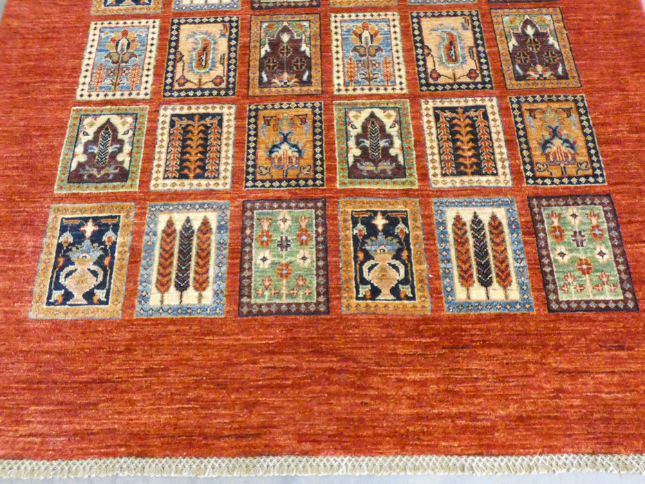 Afghan Hand Knotted Choubi Rug Size: 147 x 224cm - Rugs Direct