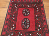 Afghan Hand Knotted Turkman Doormat Size: 62x 50cm - Rugs Direct