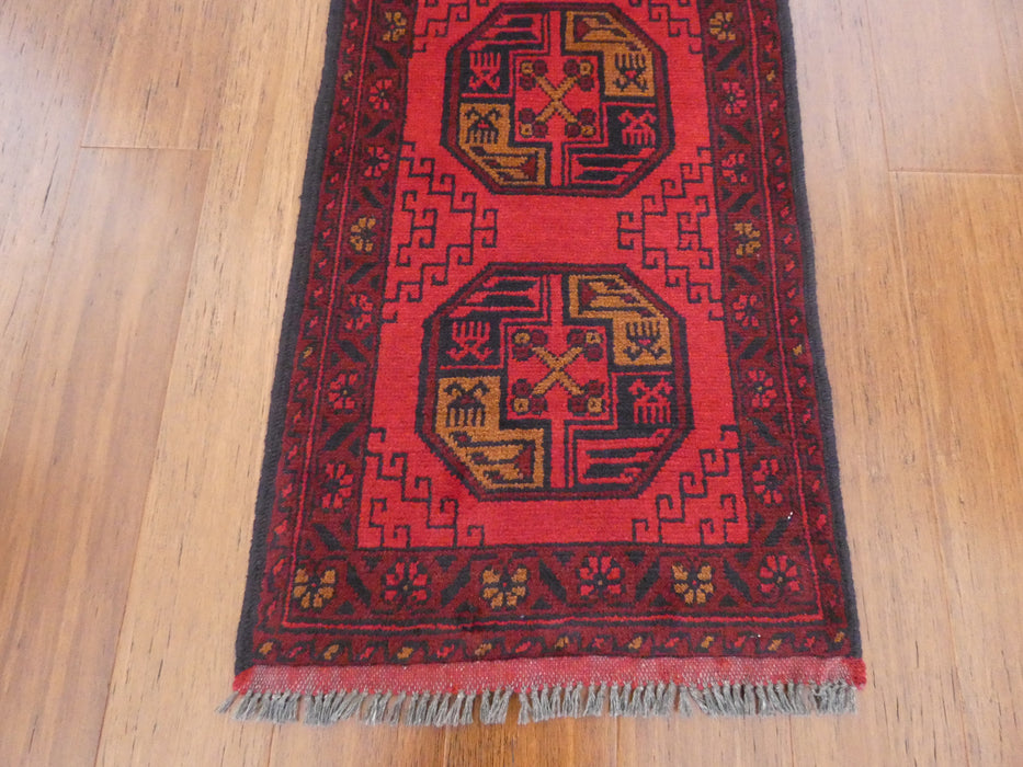 Afghan Hand Knotted Khal Mohammadi Rug Size: 50 x 145cm - Rugs Direct
