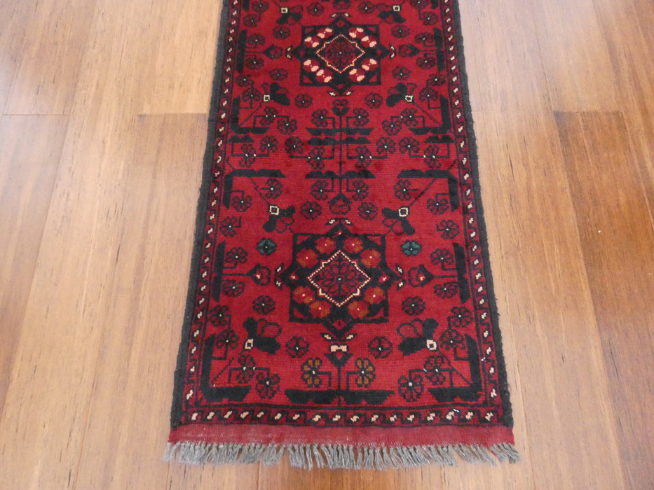 Afghan Hand Knotted Khal Mohammadi Rug Size: 50 x 150cm - Rugs Direct
