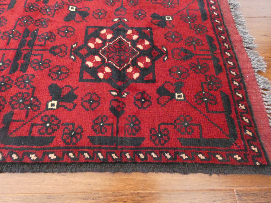 Afghan Hand Knotted Khal Mohammadi Rug Size: 50 x 150cm - Rugs Direct