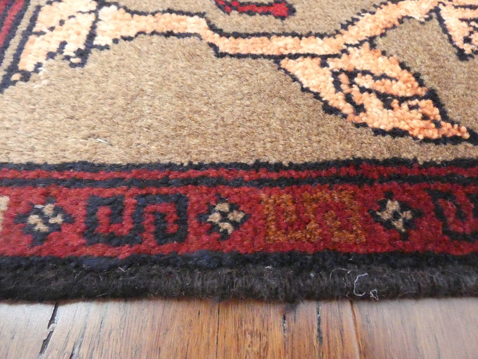 Afghan Hand Knotted Khal Mohammadi Doormat Size: 60 x 45cm - Rugs Direct