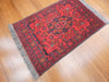 Afghan Hand Knotted Khal Mohammadi Doormat Size: 60 x 42cm - Rugs Direct