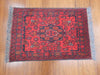Afghan Hand Knotted Khal Mohammadi Doormat Size: 60 x 42cm - Rugs Direct
