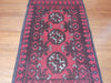 Afghan Hand Knotted Turkman Doormat Size: 89x 51cm - Rugs Direct