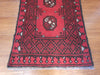 Afghan Hand Knotted Turkman Doormat Size: 90x 47cm - Rugs Direct