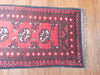 Afghan Hand Knotted Turkman Doormat Size: 92x 50cm - Rugs Direct