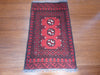Afghan Hand Knotted Turkman Doormat Size: 88x 52cm - Rugs Direct