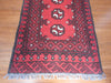 Afghan Hand Knotted Turkman Doormat Size: 88x 52cm - Rugs Direct