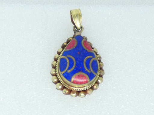 Nepalese Necklace Pendant, Handmade and Traditional - Rugs Direct