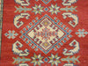 Afghan Hand Knotted Kazak Hallway Runner Size: 81 x 340cm - Rugs Direct