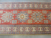 Afghan Hand Knotted Kazak Hallway Runner Size: 80 x 332cm - Rugs Direct