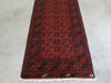 Afghan Hand Knotted Turkman Hallway Runner Size: 378 x 81cm - Rugs Direct