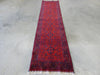 Hand Knotted Afghan Belgique Hallway Runner Size: 76cm x 293cm - Rugs Direct