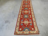 Afghan Hand Knotted Kazak Hallway Runner Size: 81 x 284cm - Rugs Direct