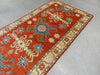 Afghan Hand Knotted Kazak Hallway Runner Size: 81 x 284cm - Rugs Direct