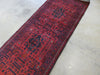 Afghan Hand Knotted Khal Mohammadi  Runner Size: 302cm x 76cm - Rugs Direct