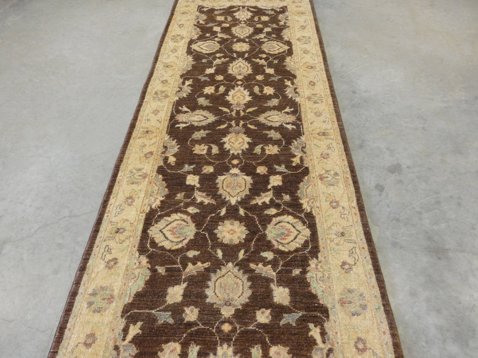 Afghan Hand Knotted Choubi Hallway Runner Size: 262 x 89cm - Rugs Direct