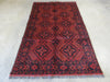 Afghan Hand Knotted Khal Mohammadi Rug Size: 125 x 196 cm - Rugs Direct