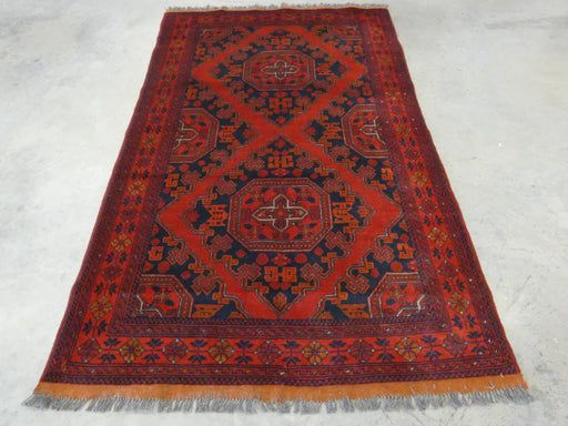 Afghan Hand Knotted Khal Mohammadi Rug Size: 125 x 197 cm - Rugs Direct