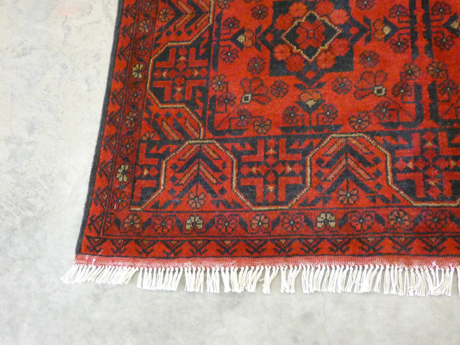 Afghan Hand Knotted Khal Mohammadi Rug Size: 125x 194 cm - Rugs Direct