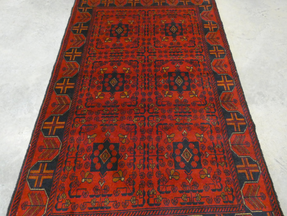 Afghan Hand Knotted Khal Mohammadi Rug Size: 124 x 190 cm - Rugs Direct