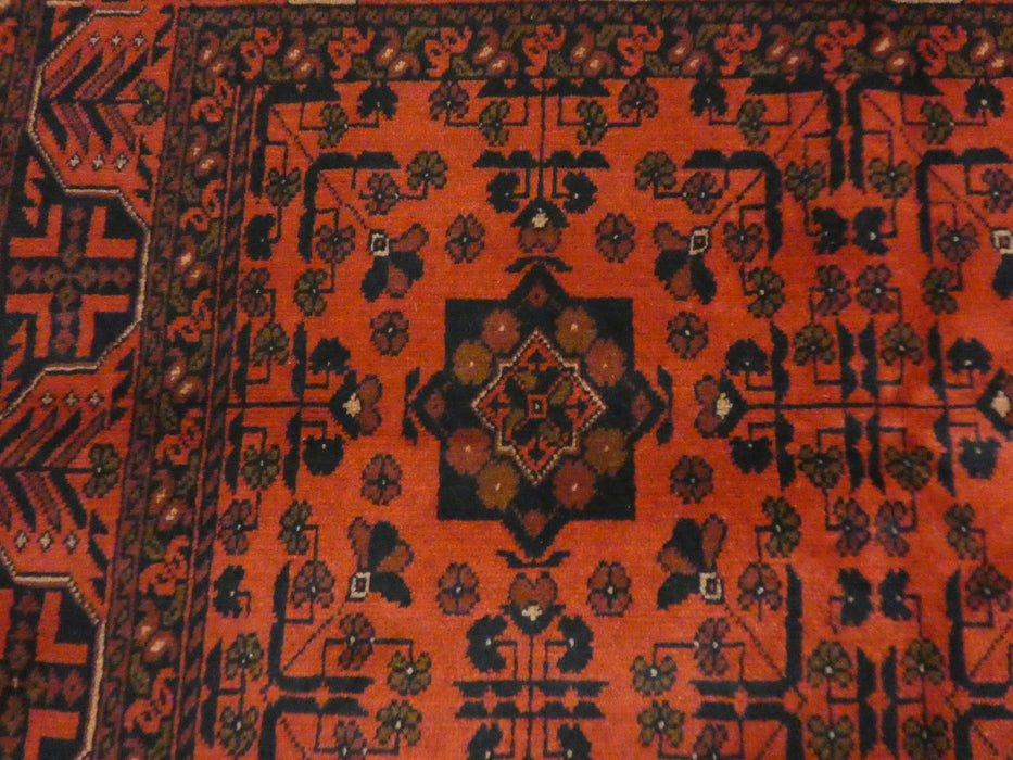 Afghan Hand Knotted Khal Mohammadi Rug Size: 194 x 148 cm - Rugs Direct