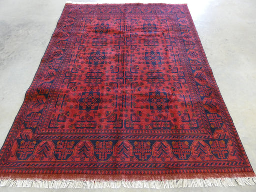 Afghan Hand Knotted Khal Mohammadi Rug Size: 223 x 172 cm - Rugs Direct