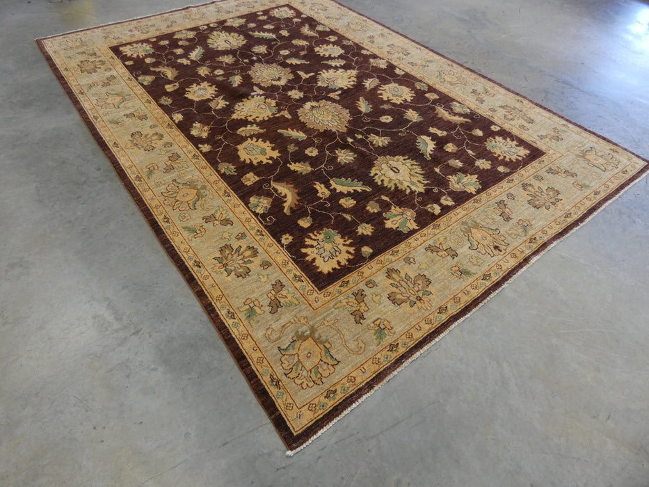 Afghan Hand Knotted Choubi Rug Size: 206 x 286cm - Rugs Direct