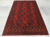 Afghan Hand Knotted Vintage Turkman Rug Size: 163cm x 242cm - Rugs Direct
