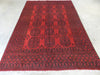 Afghan Hand Knotted Turkman Rug Size:  206cm x 287cm - Rugs Direct