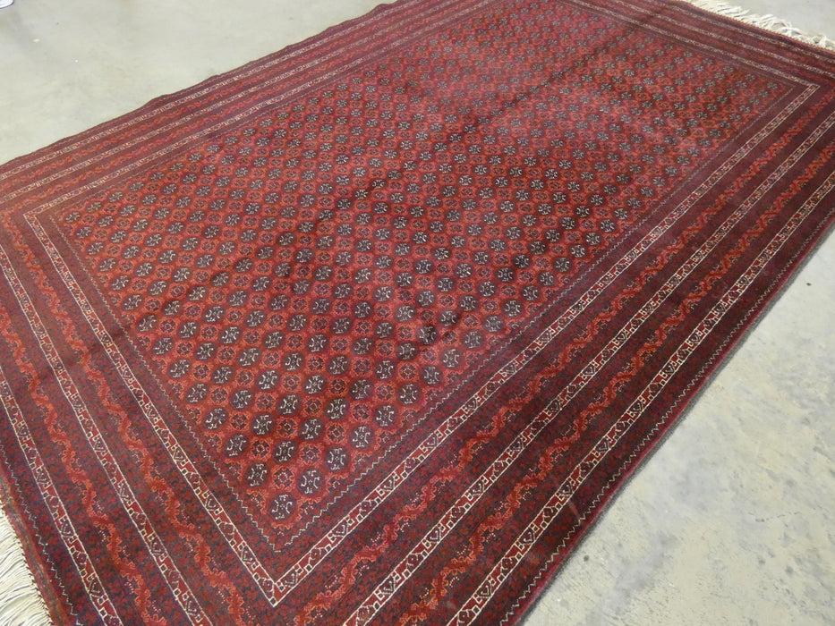 Afghan Hand Knotted Khoja Roshnai Rug Size: 204x 300cm - Rugs Direct