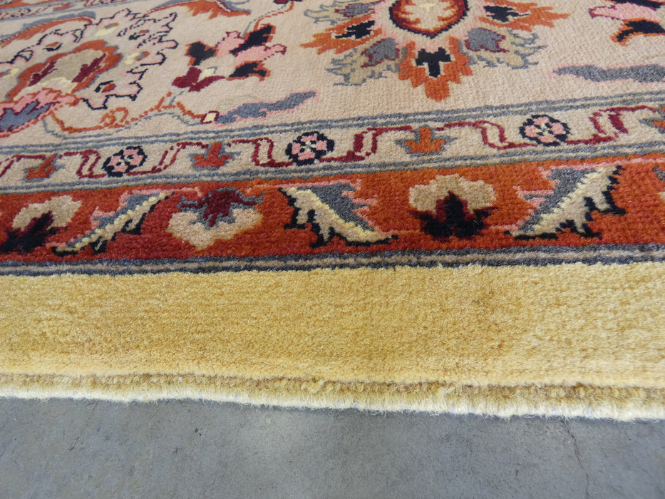 Afghan Hand Knotted Roshnai Merino Wool Rug Size: 308cm x 385cm - Rugs Direct