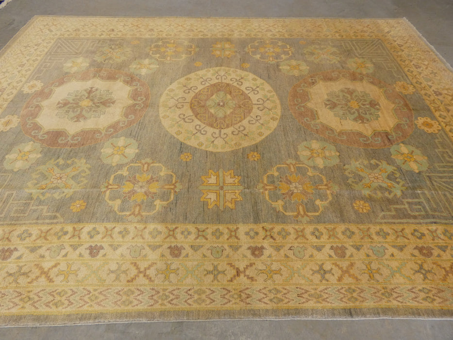 Afghan Hand Knotted Choubi Rug Size: 268 x 369cm - Rugs Direct