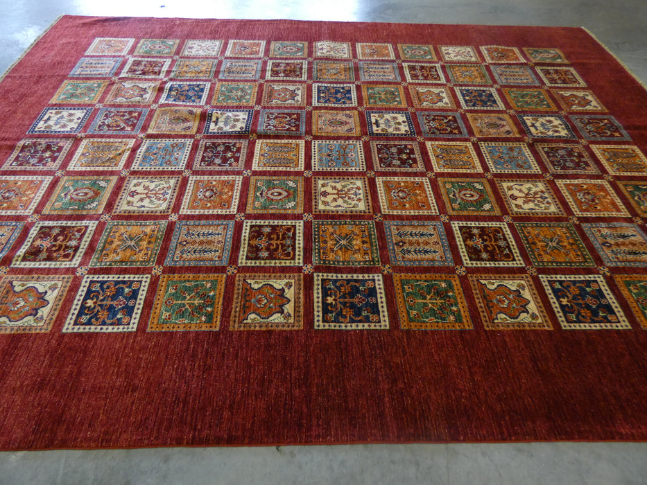 Afghan Hand Knotted Khorjin Rug Size: 270 x 363cm - Rugs Direct