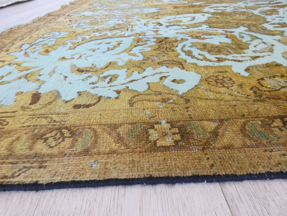 Persian Hand Knotted Vintage Overdyed Rug Size: 219 x 326cm - Rugs Direct