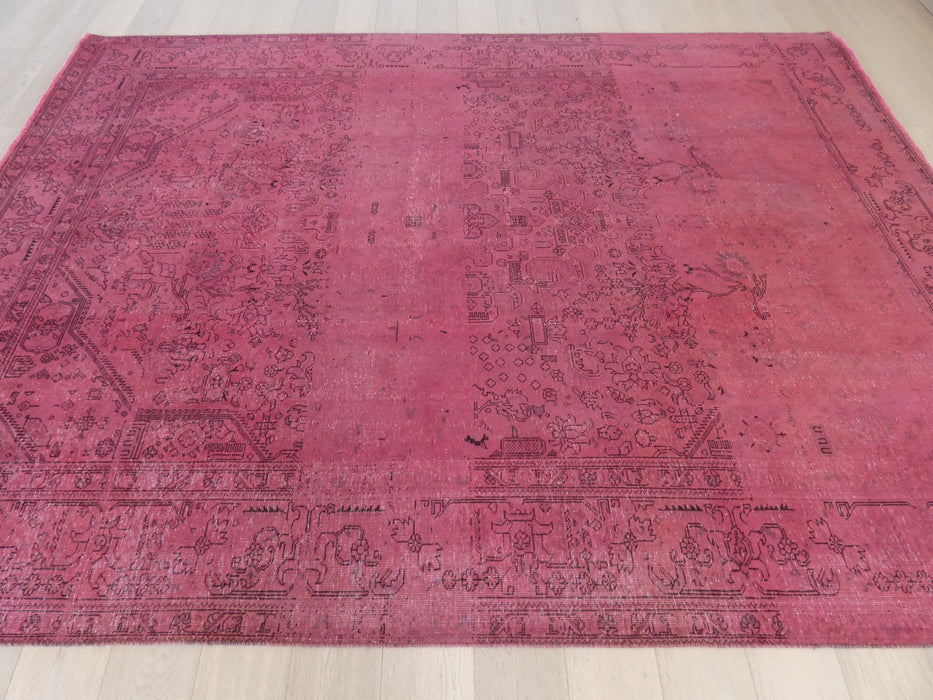 Persian Hand Knotted Vintage Overdyed Rug Size: 249 x 332cm - Rugs Direct
