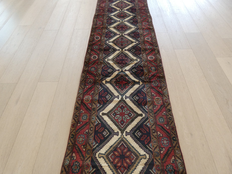Persian Hand Knotted Koliai Hallway Runner Size: 303 x 77cm - Rugs Direct