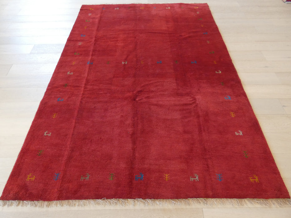 Authentic Persian Hand Knotted Gabbeh Rug Size: 203 x 285cm - Rugs Direct